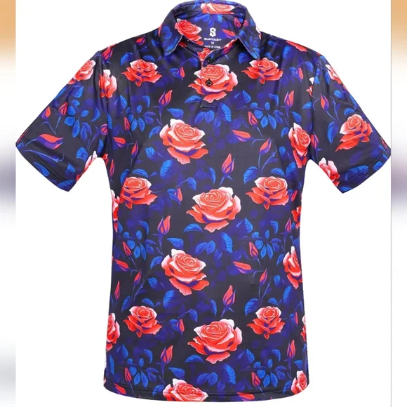 Men's Performance Dry-fit Golf Shirt - Picture 1 of 7